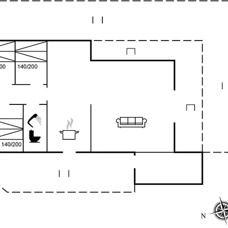 Aksa - 400m From The Sea By Interhome Prázdninový dům *